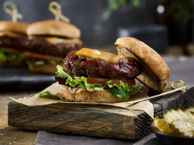 Finished image of Beef Jerky Burger Sliders